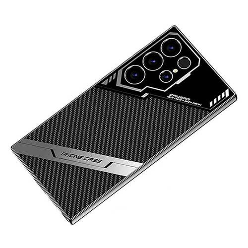 Galaxy S24 Ultra Kılıf Kamera Korumalı Karbon Tasarım Ultra İnce Kapak