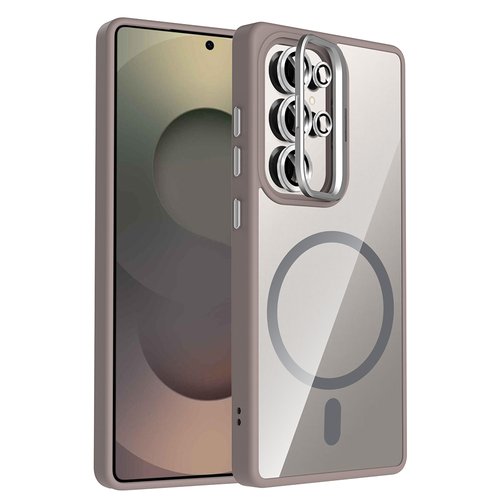 Galaxy S25 Ultra Kılıf Standlı ve Kamera Lens Koruma Hediyeli Etro Kapak