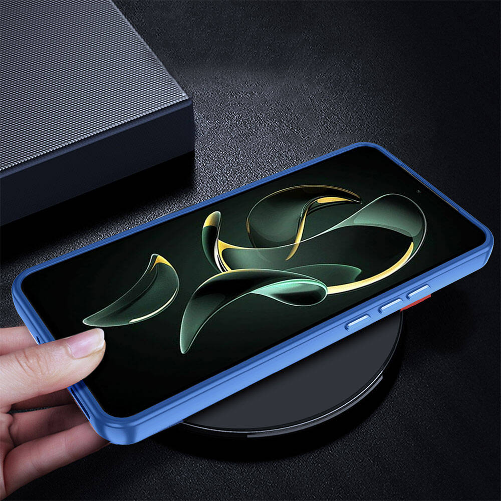 Xiaomi Mi 13T Pro Kılıf Akrilik Kaplama Şeffaf Renkli Lens Koruma Çerçeveli Moda Luxury Kapak