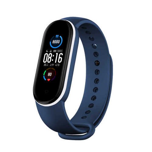 Xiaomi Mi Band 5 Suya Dayanıklı Kalite Silikon Kordon Bileklik