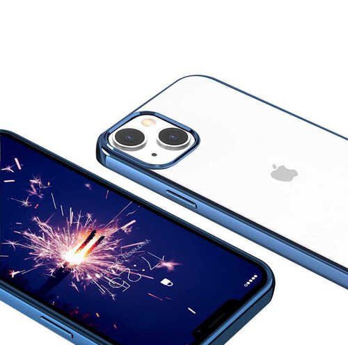 Apple iPhone 13 Mini Kılıf Kenarları Renkli Lüx Pixel Kapak