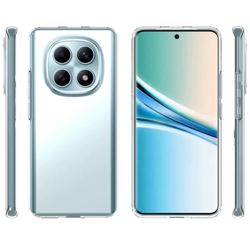 Xiaomi Redmi Note 15 5G Kılıf İnce ve Esnek Şeffaf Süper Silikon