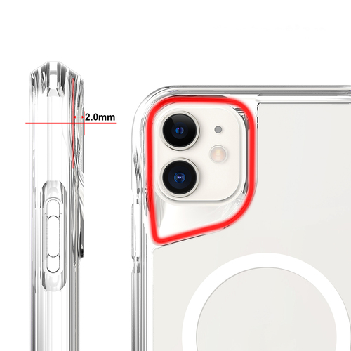 iPhone 11 Kılıf Magsafe Şarj Özellikli Kamera Çıkıntılı T-Max Magsafe Kapak