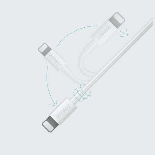 Wiwu G90 Lightning PD Kablo 3A 20W Hızlı Şarj Kablosu 100 cm Data Kablo