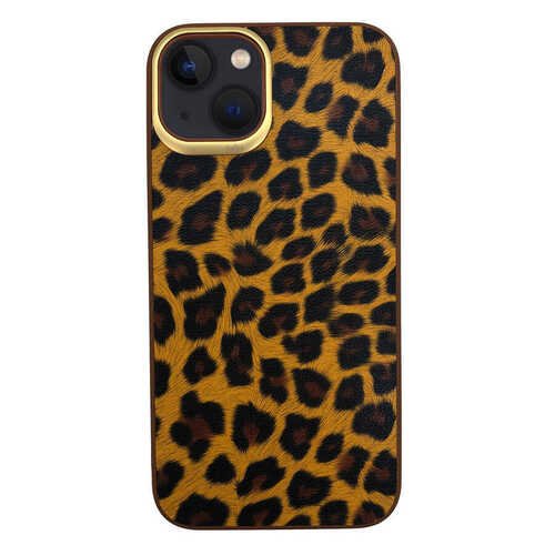 iPhone 13 Kılıf Kajsa Glamorous Serisi Leopard Combo Kapak