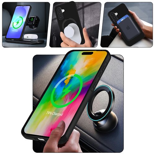 Galaxy A56 Kılıf Magsafe Şarj Özellikli Standlı Sensitive Touch Samara Kapak