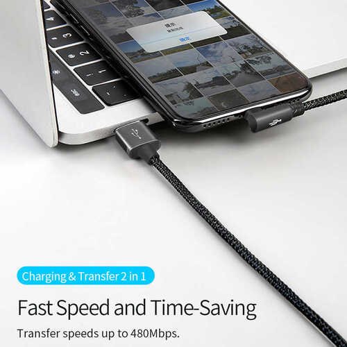 Wiwu YZ106 2 Lightning + 1 Type-C Usb Hızlı Şarj Kablo