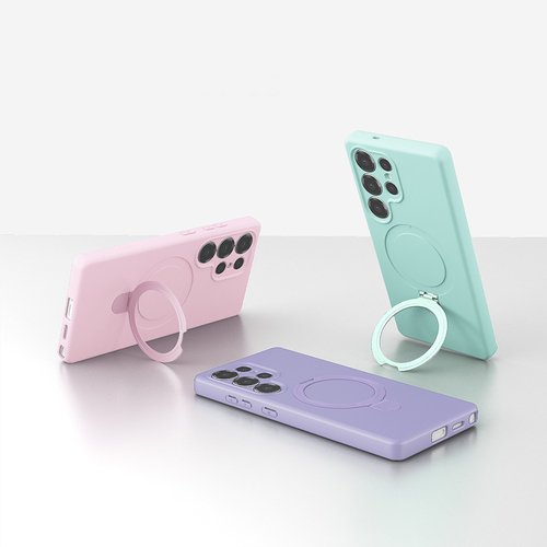 Galaxy S25 Ultra Kılıf Magsafe Şarj Özellikli Standlı Sensitive Touch Samara Kapak