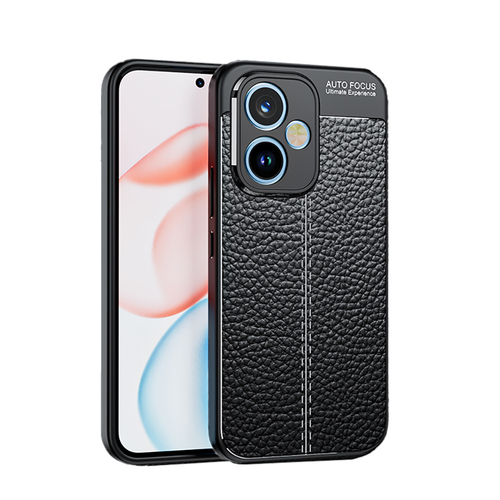 Honor 400 Kılıf Deri Desenli Kamera Korumalı Silikon