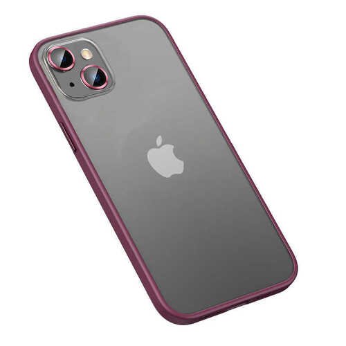 iPhone 13 Kılıf Retro Kamera Lens Korumalı Renkli Lüx Mat Kapak