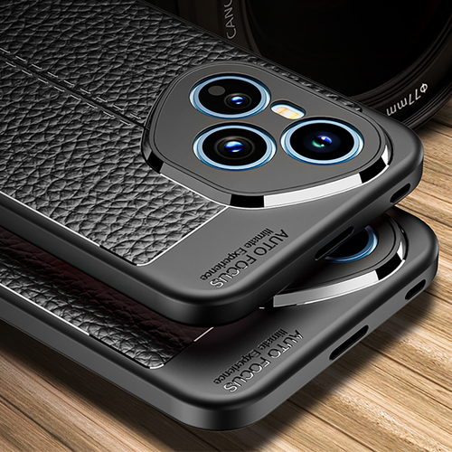 Honor 400 Pro Kılıf Deri Desenli Kamera Korumalı Silikon