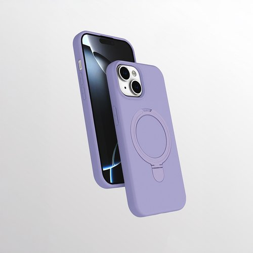 iPhone 14 Kılıf Magsafe Şarj Özellikli Standlı Sensitive Touch Samara Kapak