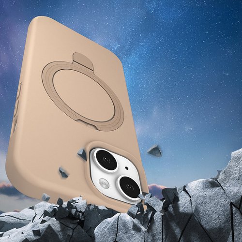 iPhone 14 Kılıf Magsafe Şarj Özellikli Standlı Sensitive Touch Samara Kapak