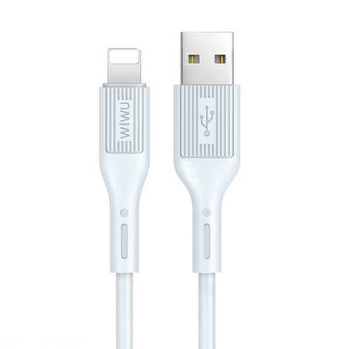 Wiwu G60 Vivid Lightning USB Kablo 2.4A Hızlı Şarj Kablosu 120 cm