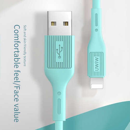 Wiwu G60 Vivid Lightning USB Kablo 2.4A Hızlı Şarj Kablosu 120 cm