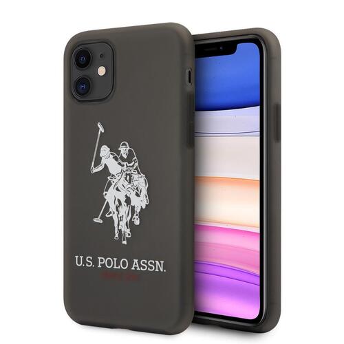 Apple iPhone 11 Kılıf U.S. POLO ASSN. Transparan Silikon Büyük Logo Dizayn Kapak