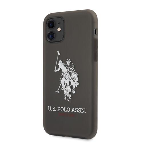 Apple iPhone 11 Kılıf U.S. POLO ASSN. Transparan Silikon Büyük Logo Dizayn Kapak