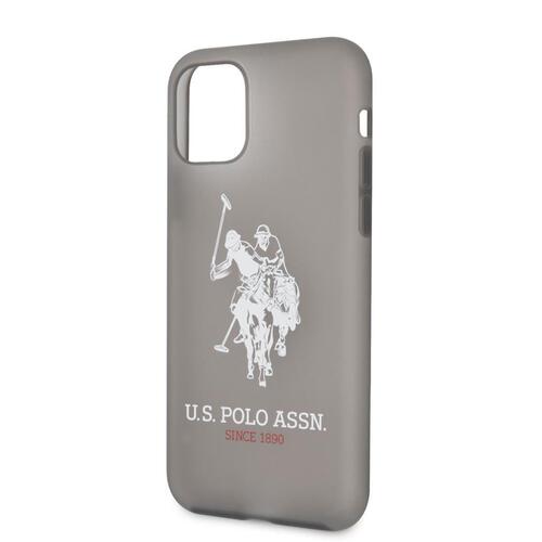 Apple iPhone 11 Kılıf U.S. POLO ASSN. Transparan Silikon Büyük Logo Dizayn Kapak