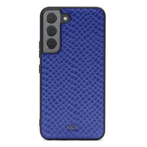 Galaxy S22 Plus Kılıf ​Kajsa Pearl Pattern Hakiki Deri Kapak