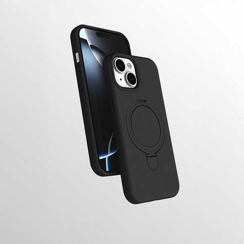iPhone 15 Kılıf Magsafe Şarj Özellikli Standlı Sensitive Touch Samara Kapak