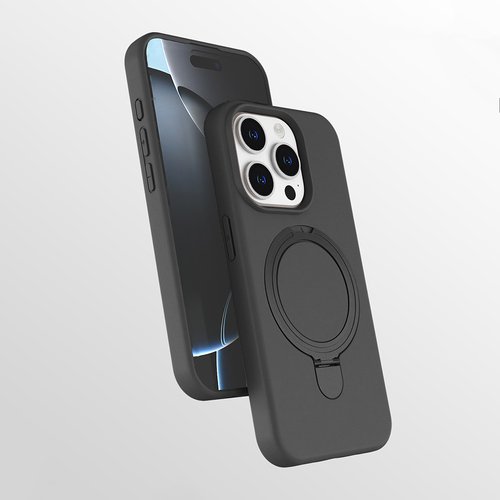 iPhone 15 Pro Max Kılıf Magsafe Şarj Özellikli Standlı Sensitive Touch Samara Kapak