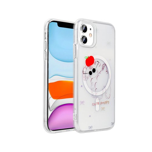 iPhone 11 Kılıf Magsaafe Şarj Özellikli Şeffaf Baskılı Legendary Fun Sert Kapak