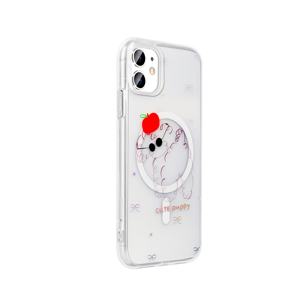 iPhone 11 Kılıf Magsaafe Şarj Özellikli Şeffaf Baskılı Legendary Fun Sert Kapak