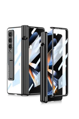 Galaxy Z Fold 4 Kıpta Standlı Kalem Bölmeli Kapak