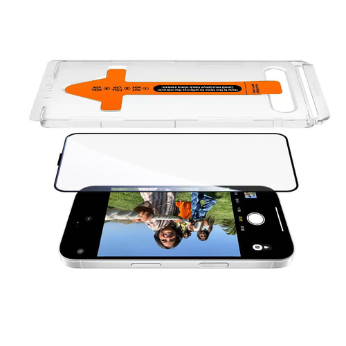 iPhone 15 Pro Max Ekran Koruyucu 2.5D Oliv HD Temperli Cam + Kolay Uygulama Aparatı