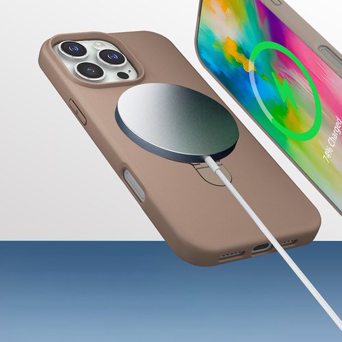 iPhone 16 Pro Kılıf Magsafe Şarj Özellikli Standlı Sensitive Touch Samara Kapak