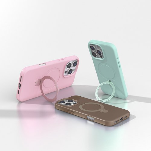 iPhone 16 Pro Kılıf Magsafe Şarj Özellikli Standlı Sensitive Touch Samara Kapak