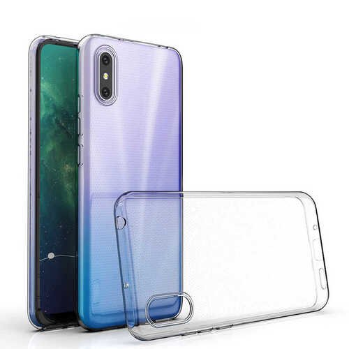 Xiaomi Redmi 9A Kılıf Ultra İnce Esnek Sararmaz Şeffaf Süper Silikon Kılıf