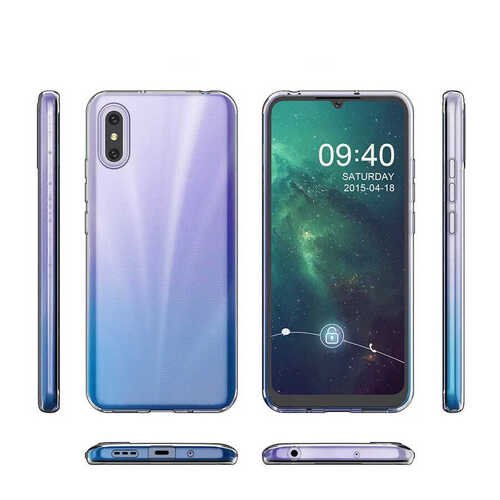 Xiaomi Redmi 9A Kılıf Ultra İnce Esnek Sararmaz Şeffaf Süper Silikon Kılıf