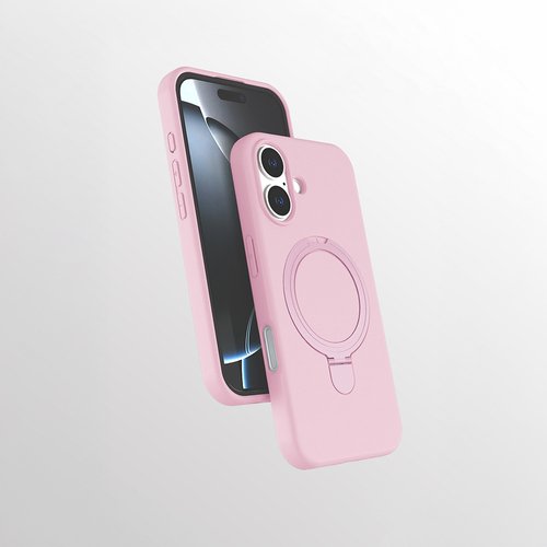 iPhone 17 Kılıf Magsafe Şarj Özellikli Standlı Sensitive Touch Samara Kapak