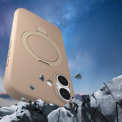 iPhone 17 Kılıf Magsafe Şarj Özellikli Standlı Sensitive Touch Samara Kapak