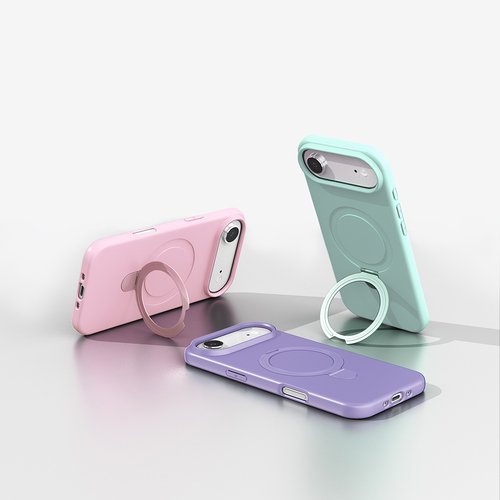 iPhone 17 Air Kılıf Magsafe Şarj Özellikli Standlı Sensitive Touch Samara Kapak