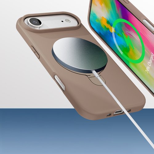 iPhone 17 Air Kılıf Magsafe Şarj Özellikli Standlı Sensitive Touch Samara Kapak