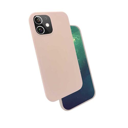 iPhone 12 / 12 Pro Kılıf Kadife İç Yüzey Wireless Destekli Silk Silikon