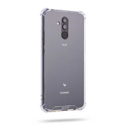 Huawei Mate 20 Lite Kılıf Şeffaf Köşe Korumalı Roar Armor Gel Kapak