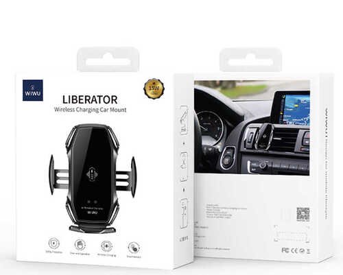 Wiwu CH-304 Liberator Akıllı Kablosuz Şarjlı Araç Telefon Tutucu