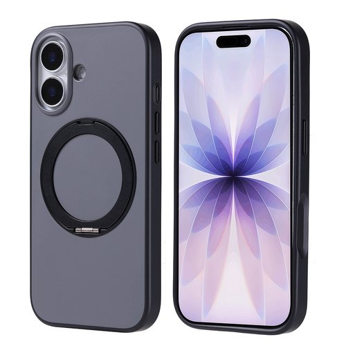 iPhone 17 Kılıf MagSafe Şarj Özellikli Standlı Proton Lüx Mat Silikon Kapak