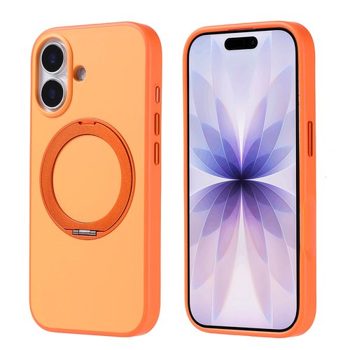 iPhone 17 Kılıf MagSafe Şarj Özellikli Standlı Proton Lüx Mat Silikon Kapak