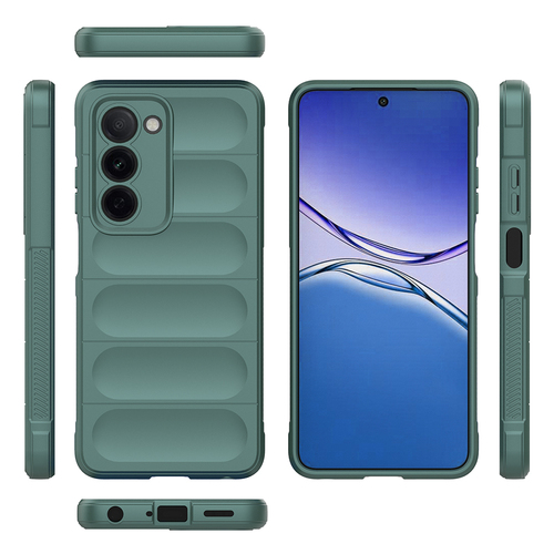 Oppo A5 Kılıf Esnek TPU Oyuklu Arka Yüzey Tasarımlı Etnik Silikon Kapak