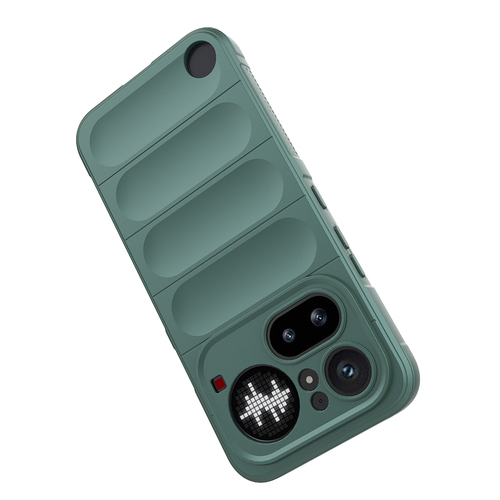 Nothing Phone 4A Pro Kılıf Esnek TPU Oyuklu Arka Yüzey Tasarımlı Etnik Silikon Kapak