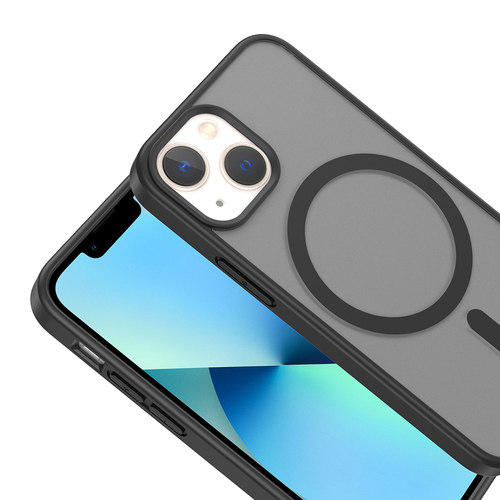 iPhone 13 Mini Kılıf Magsafe Şarj Özellikli Mat Tasarım Lüx Babet Kapak