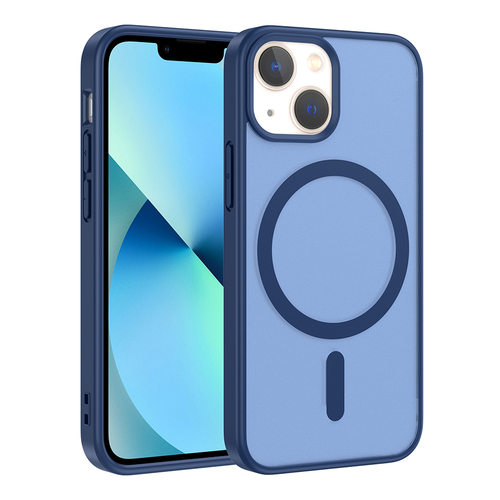 iPhone 13 Mini Kılıf Magsafe Şarj Özellikli Mat Tasarım Lüx Babet Kapak