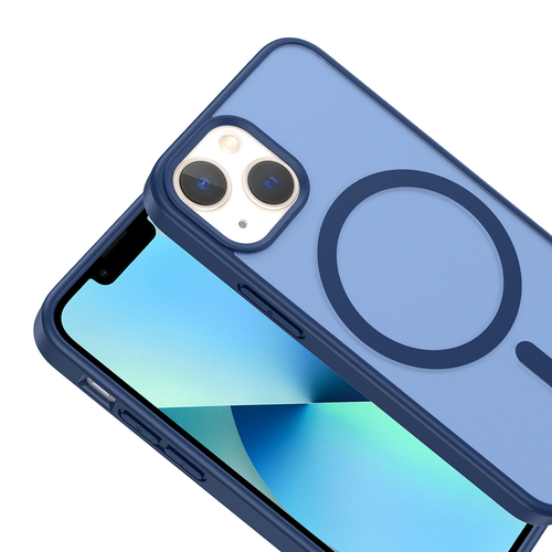 iPhone 13 Mini Kılıf Magsafe Şarj Özellikli Mat Tasarım Lüx Babet Kapak