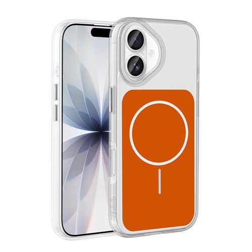 iPhone 17 Kılıf Metal Buton Tasarımlı İkonik Sert Silikon Kapak