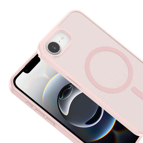 iPhone 16E Kılıf Magsafe Şarj Özellikli Mat Tasarım Lüx Babet Kapak