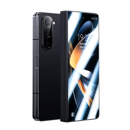 Galaxy Z Fold 5 Uyumlu Ekran Koruyucu ve Lens Koruyucu Benks Combo İkili Set Corning Glass